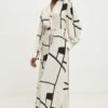 Rochie culoarea bej Answear Lab maxi drepta