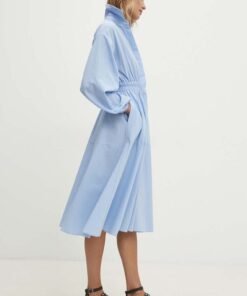 Rochie din bumbac mini Answear Lab evazata