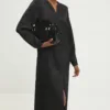 Rochie culoarea negru Answear Lab midi drepta