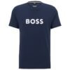 Tricou cu decolteu rotund si logo