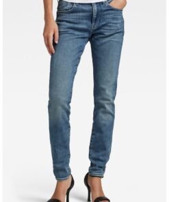 Blugi skinny cu talie medie Lhana